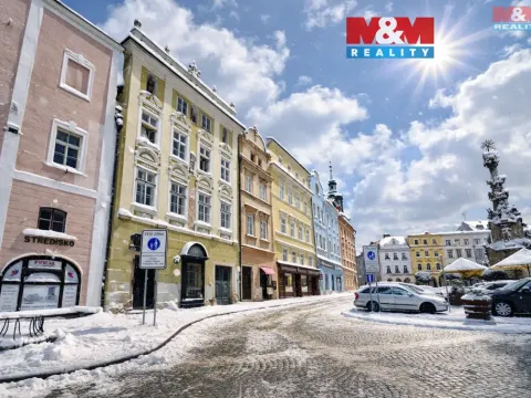 Pronájem bytu 1+kk, Jindřichův Hradec - Jindřichův Hradec I, nám. Míru, 30 m2