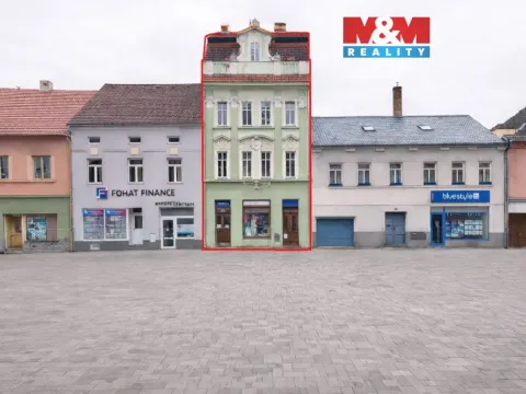 Prodej činžovního domu, Strakonice - Strakonice I, Velké náměstí, 549 m2