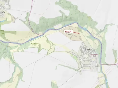 Dražba pozemku, Ivančice, 10 m2