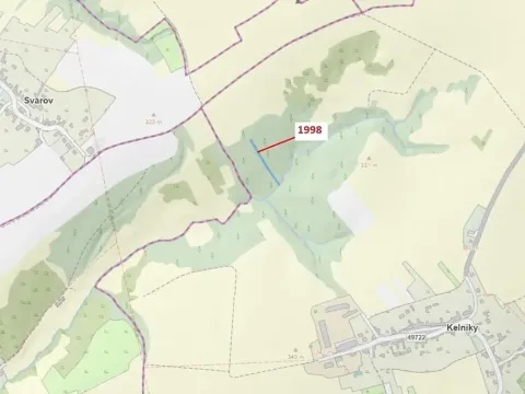 Dražba lesa, Kelníky, 1069 m2