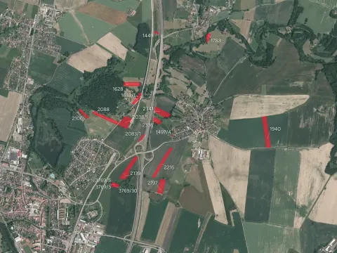 Prodej pole, Zvěrotice, 97424 m2