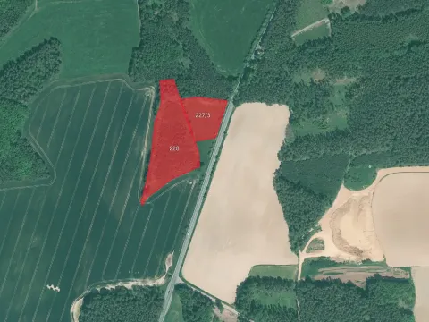 Prodej lesa, Luženičky, 15277 m2