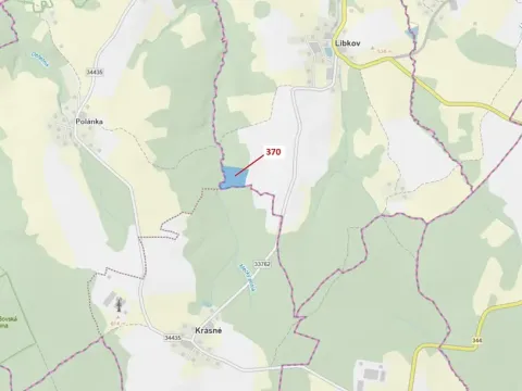 Dražba lesa, Libkov, 25540 m2