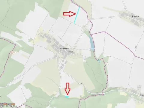Prodej pole, Vilémov, 9813 m2