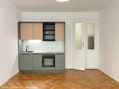 Pronájem bytu 1+kk, Brno, Körnerova, 35 m2