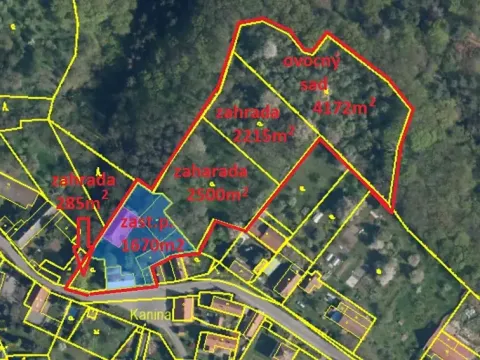 Prodej pozemku pro bydlení, Kanina, 10842 m2
