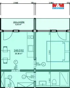 Prodej bytu 1+1, Doksy - Staré Splavy, Pod Borným, 29 m2