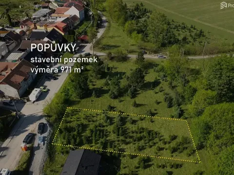 Prodej pozemku pro bydlení, Popůvky, 971 m2