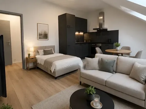 Pronájem bytu 1+kk, České Budějovice, Rudolfovská tř., 30 m2