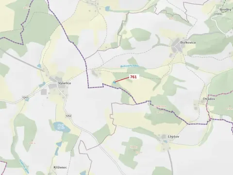 Dražba lesa, Zvěstov, 1092 m2
