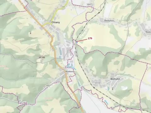 Dražba lesa, Bohutín, 939 m2