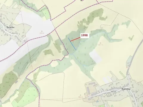Dražba lesa, Kelníky, 1069 m2
