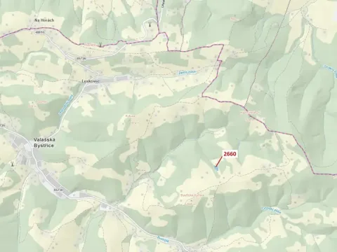 Dražba louky, Valašská Bystřice, 2510 m2