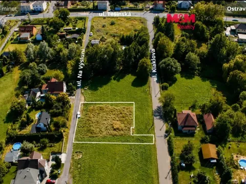 Prodej pozemku pro bydlení, Ostrava - Bartovice, 1159 m2