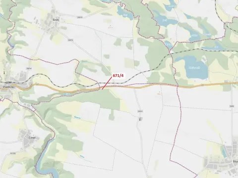 Dražba lesa, Koněšín, 40 m2