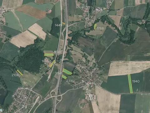 Prodej pole, Zvěrotice, 43682 m2
