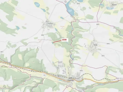 Dražba lesa, Vladislav, 1583 m2