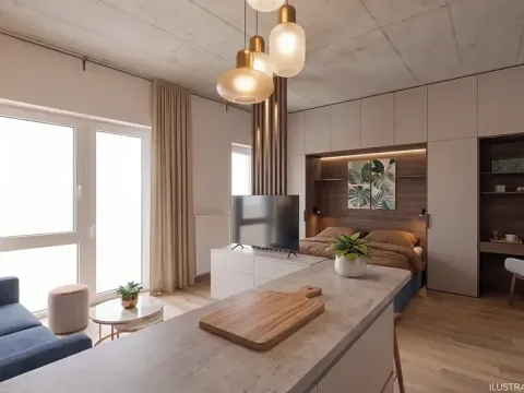 Prodej bytu 1+kk, Brno, Bohunická, 36 m2