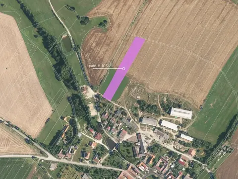 Prodej komerčního pozemku, Mysletice, 5483 m2