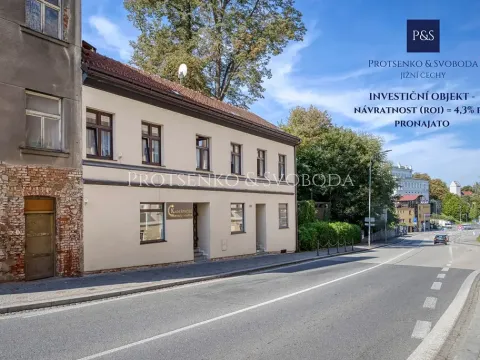 Prodej činžovního domu, Tábor, Čsl. armády, 200 m2