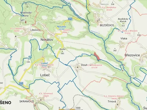 Prodej lesa, Nosálov, 44920 m2