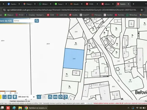 Prodej pozemku pro bydlení, Beřovice, 1262 m2